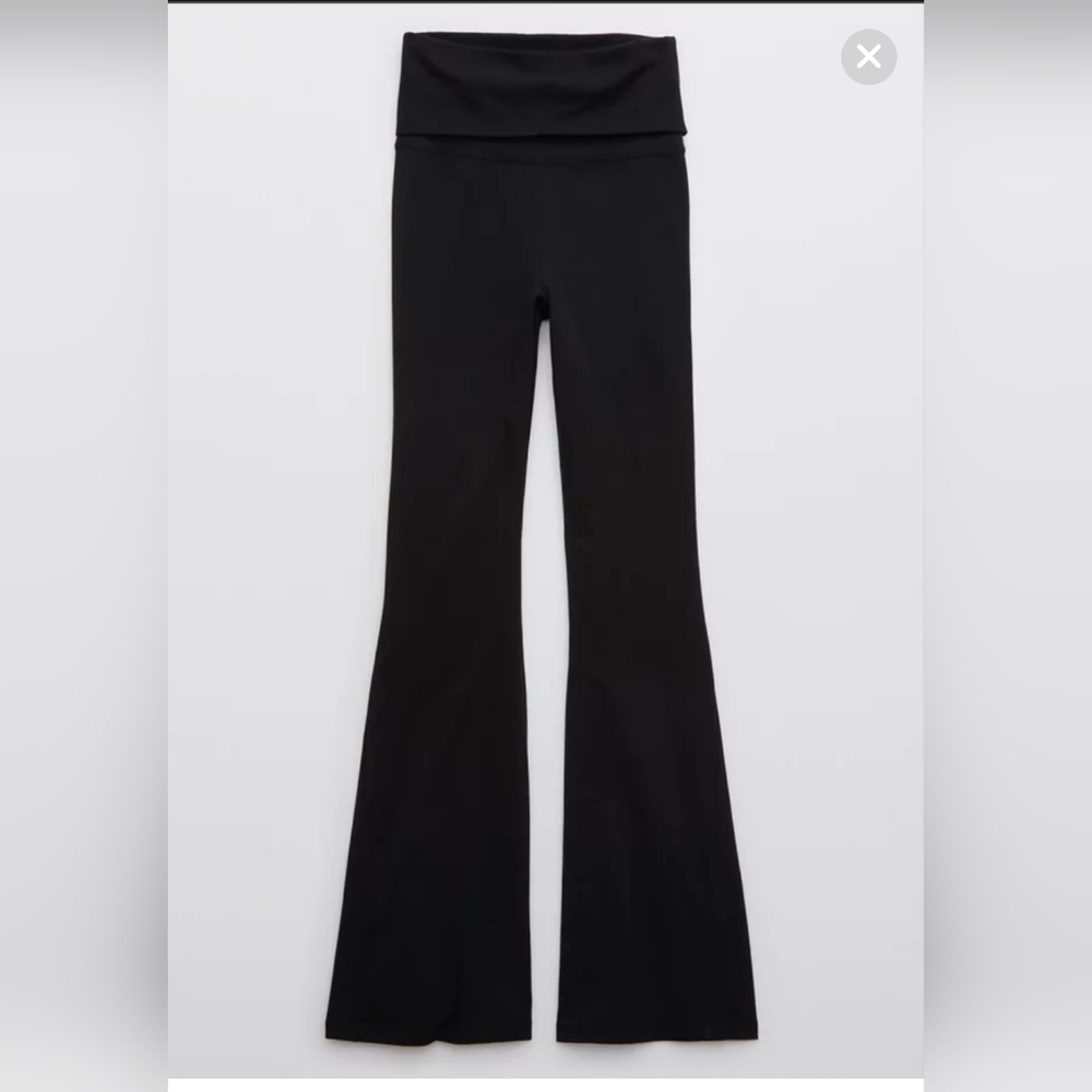 Offline By Aerie OG Super Flare Black Leggins Size Medium